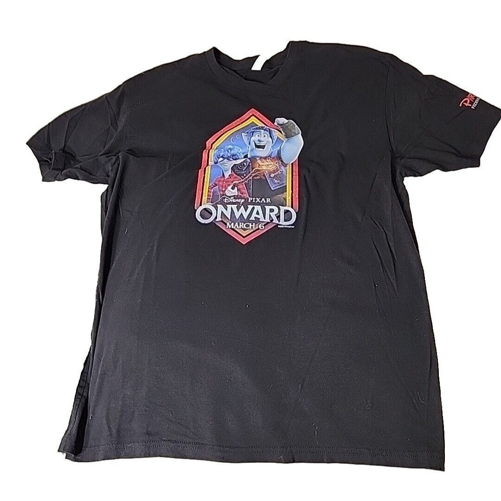 Disney Pixar Onward Theater Premier T-shirt Tee Mens Extra Large 100% Cotton‎